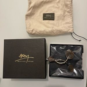 Michael Aram botanical cocktail napkin holder NIB!